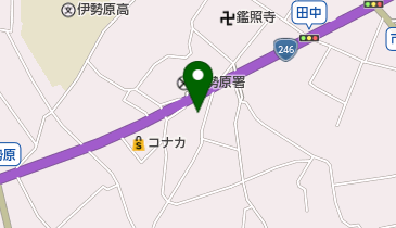 伊勢原市消防本部消防署の地図画像