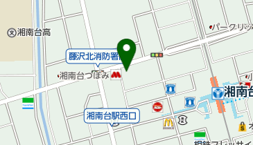北消防署の地図画像
