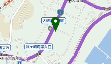 大磯町消防署の地図画像