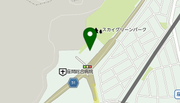 座間市消防署の地図画像