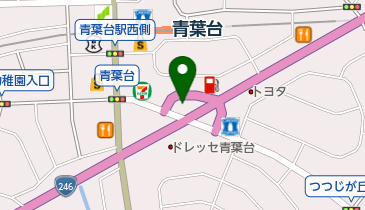 青葉消防署青葉台消防出張所の地図画像