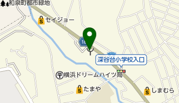戸塚消防署深谷消防出張所の地図画像