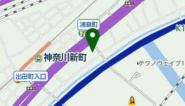 神奈川消防署浦島消防出張所の地図画像