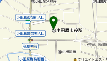 小田原消防署荻窪出張所の地図画像