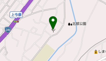 海老名市消防署北分署の地図画像