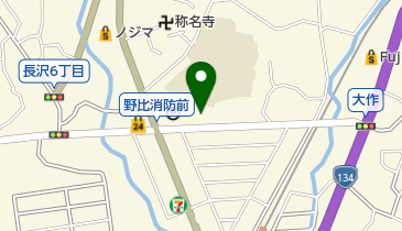 横須賀市南消防署野比出張所の地図画像