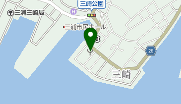 横須賀市三浦消防署三崎出張所の地図画像