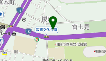 横浜地方裁判所川崎支部の地図画像