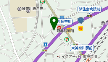 神奈川簡易裁判所の地図画像