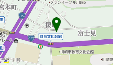 川崎簡易裁判所の地図画像