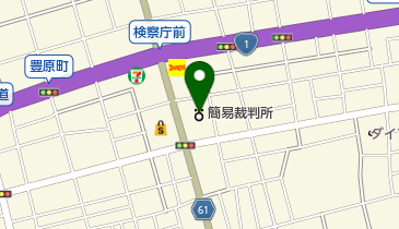 平塚簡易裁判所の地図画像