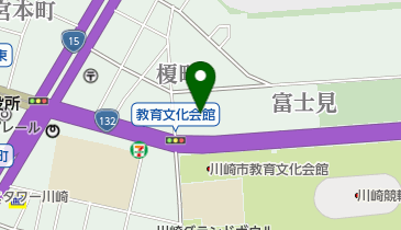 横浜家庭裁判所川崎支部の地図画像