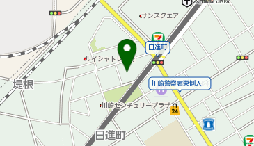 かんぽ生命保険川崎支店の地図画像