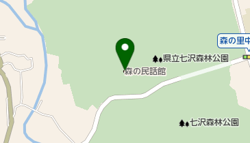 森の民話館の地図画像