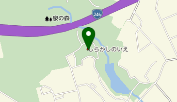 大和市自然観察センターしらかしのいえの地図画像