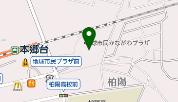 神奈川県立地球市民かながわプラザの地図画像
