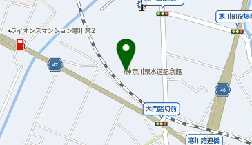 神奈川県水道記念館の地図画像