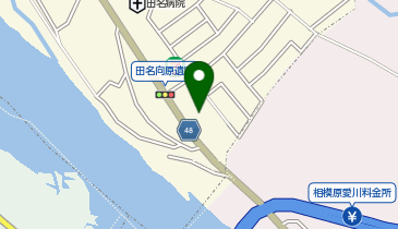 相模原市立史跡田名向原遺跡旧石器時代学習館の地図画像