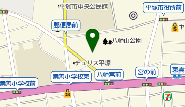 旧横浜ゴム平塚製造所記念館の地図画像