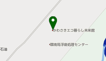 かわさきエコ暮らし未来館の地図画像