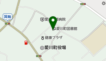愛川町図書館の地図画像