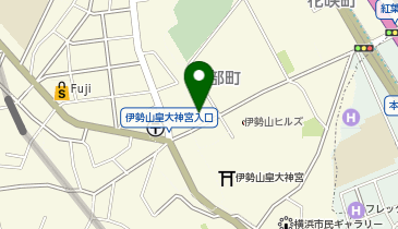 神奈川県立図書館の地図画像