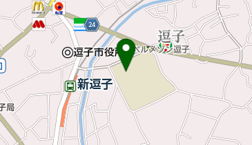 逗子市立図書館の地図画像