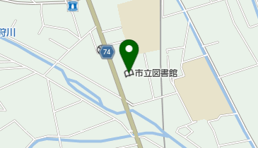 南足柄市立図書館の地図画像