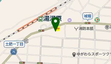 湯河原町立図書館の地図画像