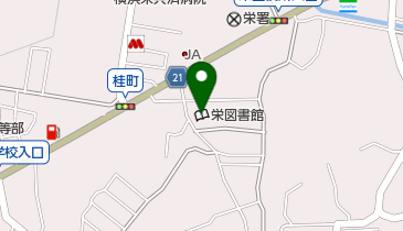 横浜市栄図書館の地図画像