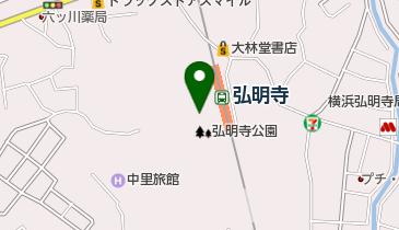 横浜市南図書館の地図画像