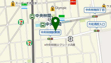 大和市立中央林間図書館の地図画像