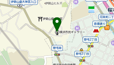 横浜市民ギャラリーの地図画像