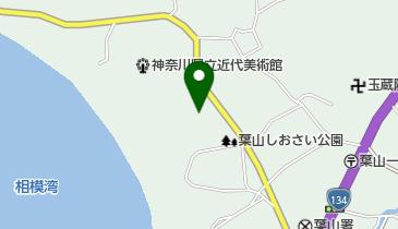 葉山しおさい博物館の地図画像