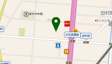 厚木市文化会館の地図画像