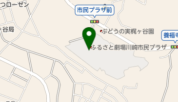 ふるさと劇場(川崎市民プラザ)の地図画像