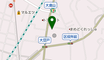 横浜市港北公会堂の地図画像