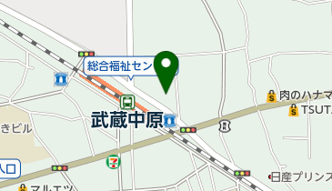川崎市総合福祉センターの地図画像