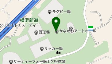 かながわアートホールの地図画像