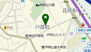 神奈川県立青少年センターの地図画像