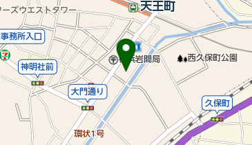 横浜市岩間市民プラザの地図画像