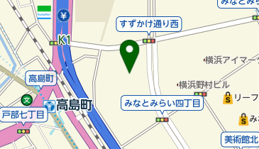 KT Zepp Yokohamaの地図画像