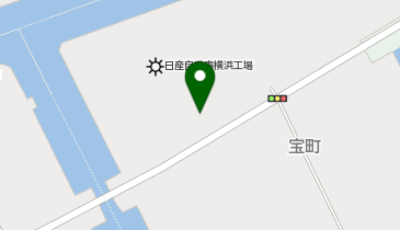 日産自動車横浜工場ゲストホールの地図画像