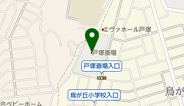 横浜市戸塚斎場の地図画像