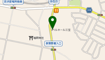 ベルホール泉の地図画像