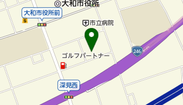 神奈川新聞社大和支局の地図画像