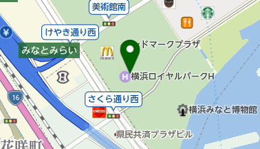 横浜ランドマークタワーの地図画像