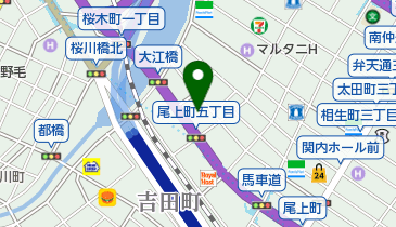 群馬銀行横浜支店の地図画像