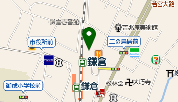 横浜銀行鎌倉支店の地図画像