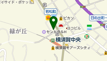 横浜銀行横須賀支店の地図画像